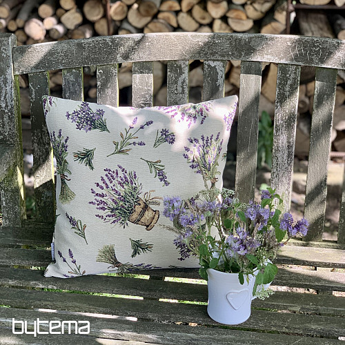 Tapestry cushion cover LAVENDER FLOWER