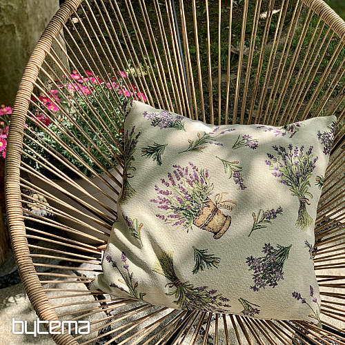 Tapestry cushion cover LAVENDER FLOWER