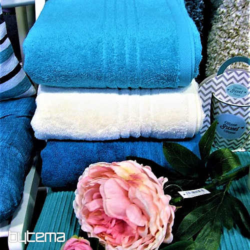 Luxury towel and bath towel MADISON 326 sv. blue