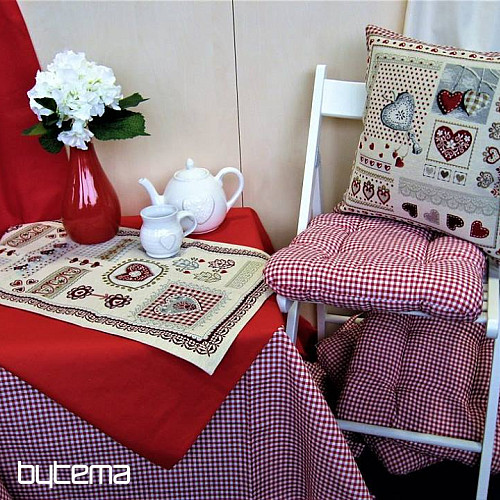 Decorative fabric IBIZA red
