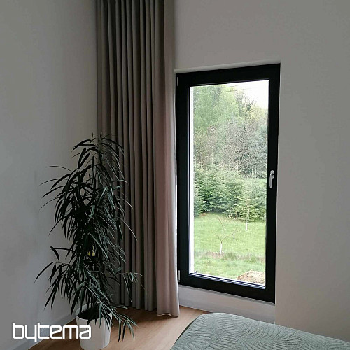 Unicolored design decorative fabric GERSTER 7650