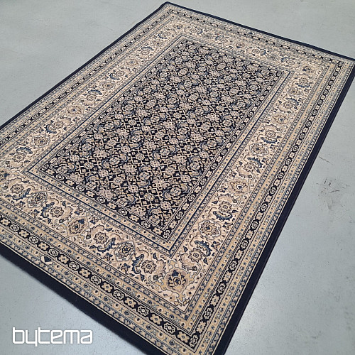 Woolen classic carpet ORIENT allover blue pattern