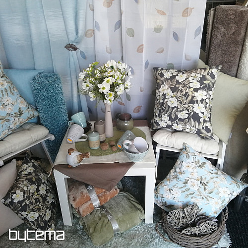 Decorative fabric LEIRE turquoise