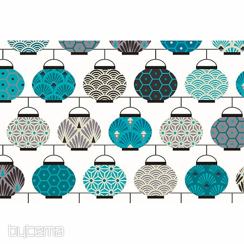 Decorative fabric LAMPIONS 1