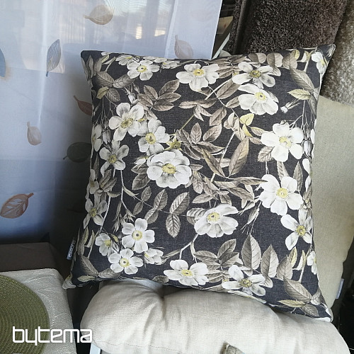 Decorative fabric  LEIRE black