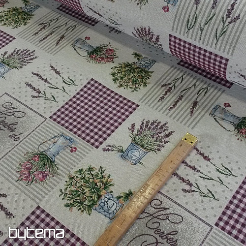 Tapestry fabric FLOWERS FROM PROVENCE