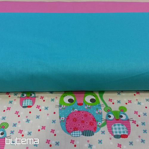 Decorative fabric UNI PINK
