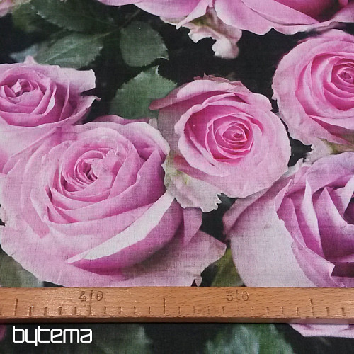 Decorative fabric Rose digital print 3D