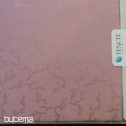 LUXURY LINEN Old pink flowers