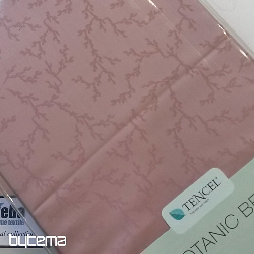 LUXURY LINEN Old pink flowers