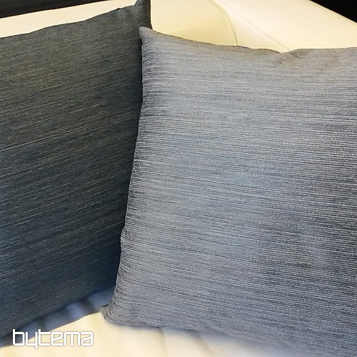 Chenille pillow-case ELIA greyblue