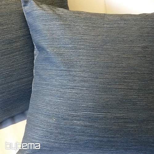 Chenille pillow-case ELIA greyblue