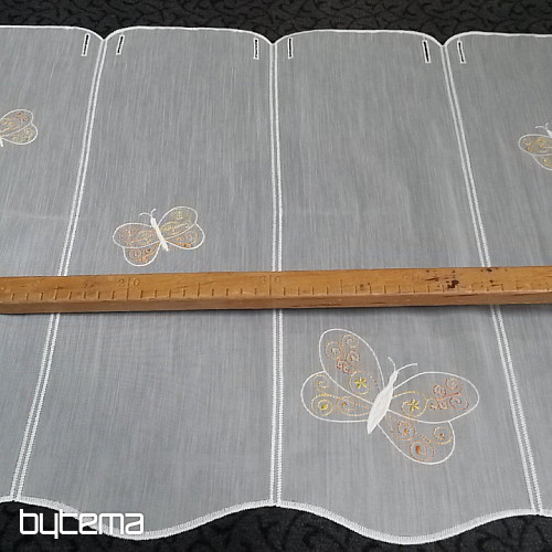 Stained glass curtain BUTTERFLIES