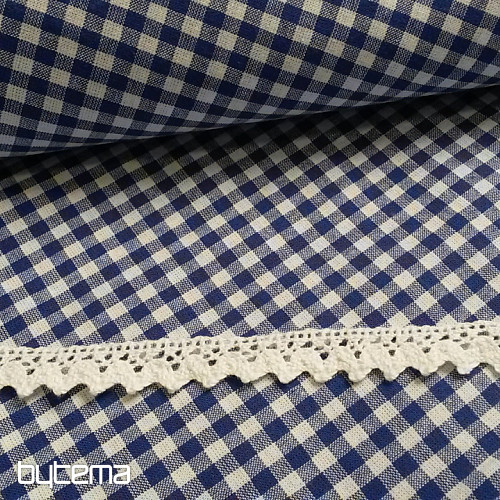 Decorative fabric KANAFAS blue 0.5 cm