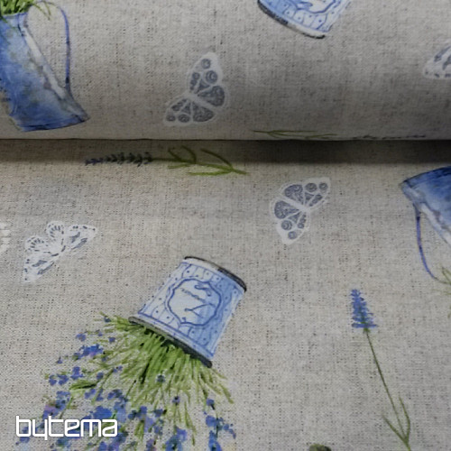 Decorative fabric LAVENDER blue