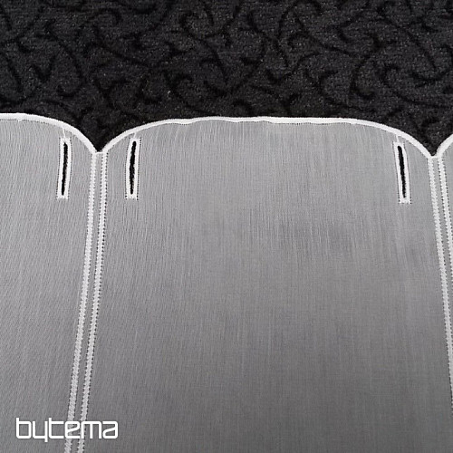 The brise-bise curtain BUTTERFLIES green