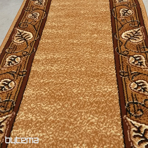 Carpet tread FELIKS leaves beige