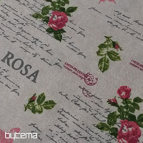 Decorative fabric CLOE ROSA 280 cm