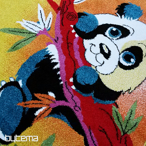 children´s carpet Panda on the tree