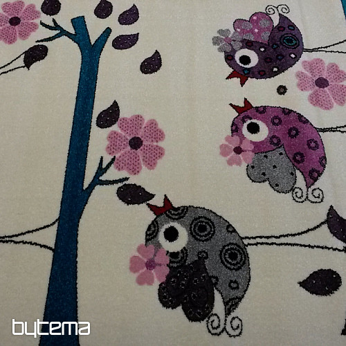 Children&#39;s rug BELLA BIRDS cream