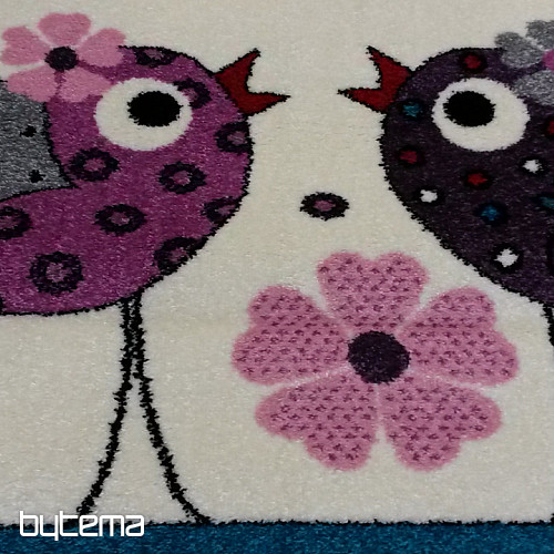 Children&#39;s rug BELLA BIRDS cream