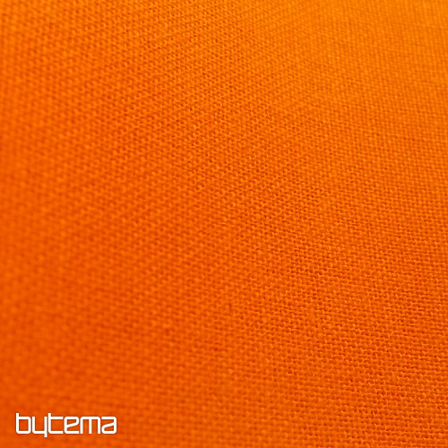 Cotton fabric UNI orange tangerine