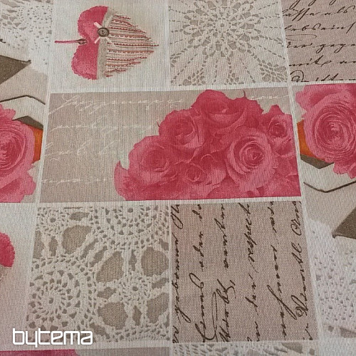 Decorative fabric EDURNE ROSA