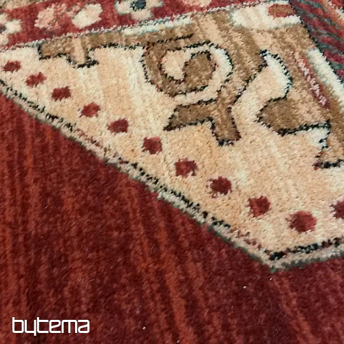 Luxurious woolen carpet ROYAL PATCHWORK multi red