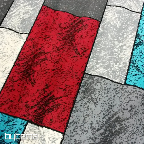 Carpet AMAZON grey red
