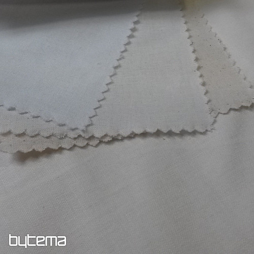 Cotton fabric UNI cream