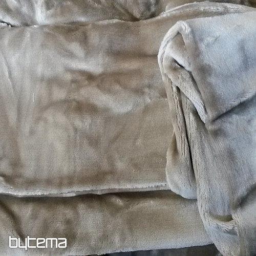 Microflannel bedding UNI gray-beige