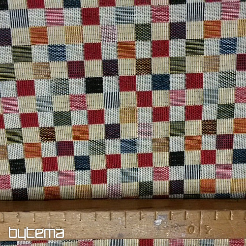 Decorative fabric CHESS 1 cm