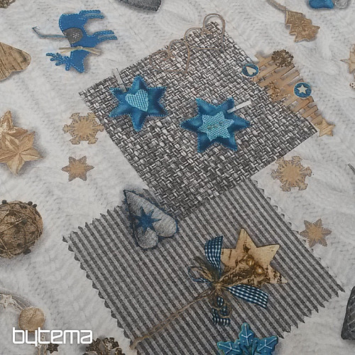 Decorative fabric NEVADA blue
