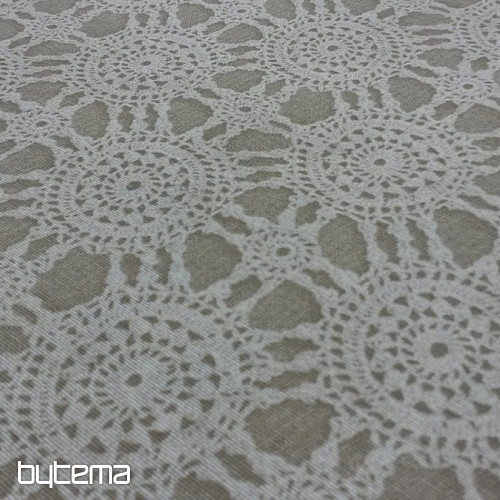 Decorative fabric RICAMI BEIG