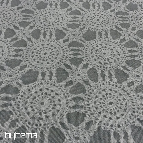 Decorative fabric RICAMI GRIS