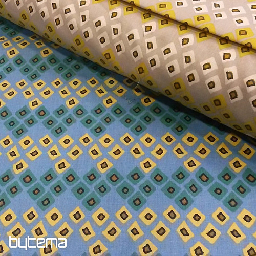 Decorative fabric ETHNO DOZALI bleu