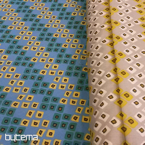 Decorative fabric ETHNO DOZALI bleu