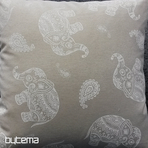 Decorative cushion cover NATUR ELEPHANTS