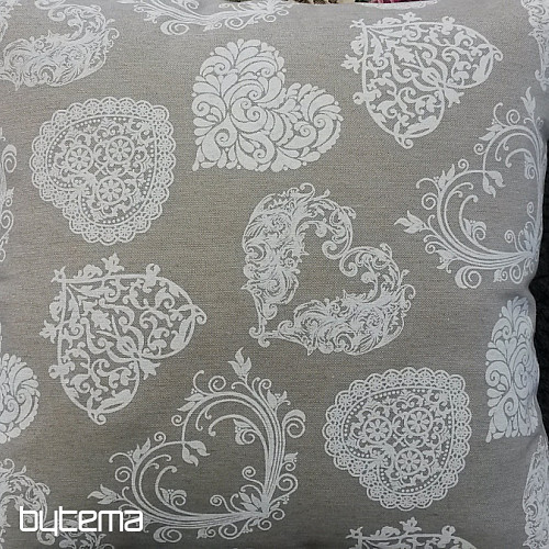 Decorative cushion cover NATUR HEARTS