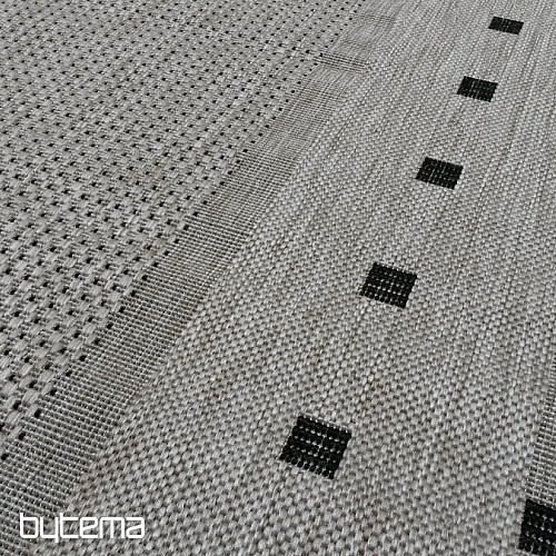 Buckle carpet FLOORLUX 20329/04 silver-black