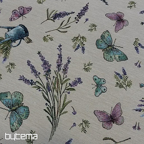 Tapestry tablecloth, Lavender scarf 5