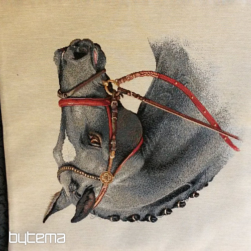 Tapestry cushion cover GRAY HORSE