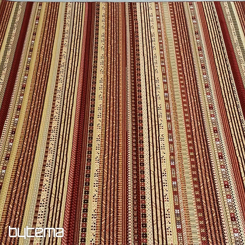 Modern exclusive carpet ETNO NOBLES red strip