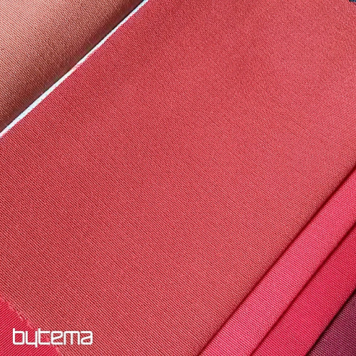 Unicolored decorative fabric LISO 207 terra