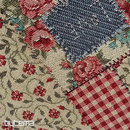 Tapestry fabric VINTAGE FLOWERS