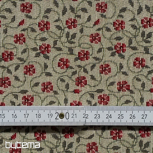 Tapestry fabric VINTAGE FLOWERS