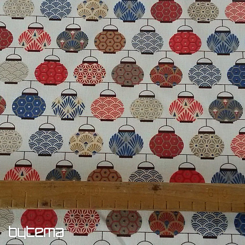 Decorative fabric LAMPIONS 2