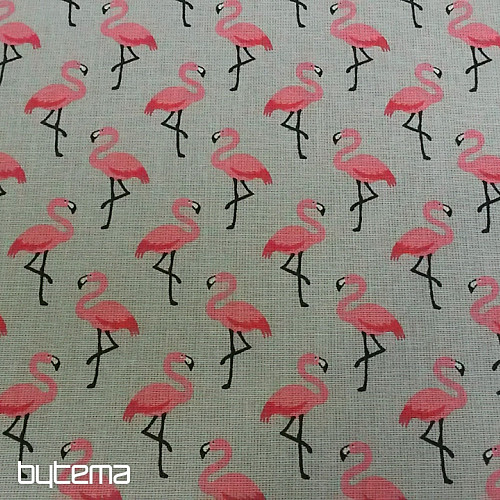 Decorative fabric FLAMINGO gris
