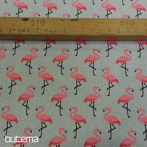 Decorative fabric FLAMINGO gris
