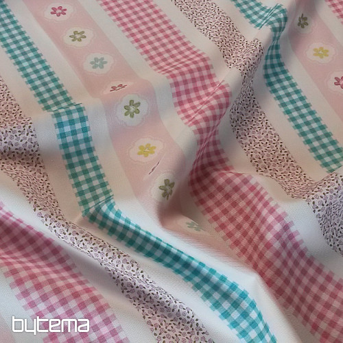 Decorative fabric TVIST PRINCESS B25 pink